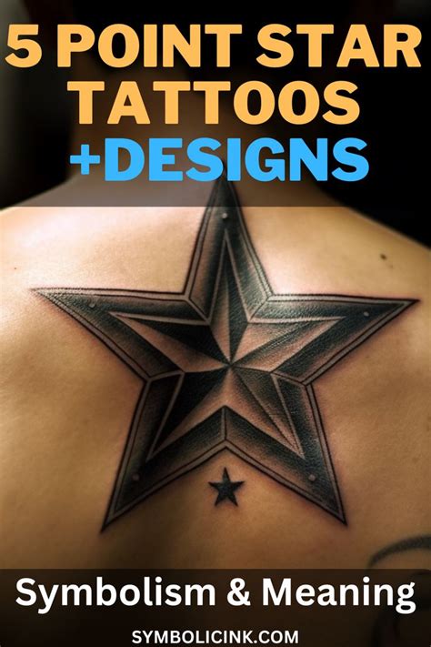 5 pointed star tattoo|Star Tattoo Meaning: Symbolism, Designs, and Personal